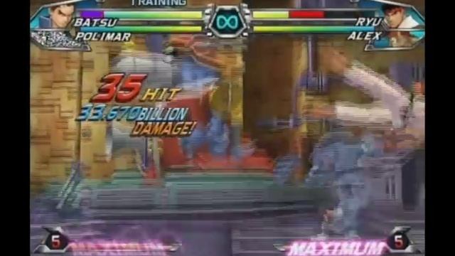 Tatsunoko vs. Capcom: Ultimate All-Stars [Batsu 100% Combo] смотреть онлайн