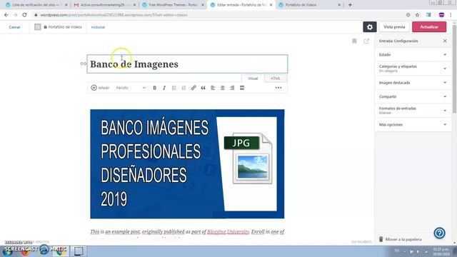 Cómo Crear un Portafolio en WordPress смотреть онлайн