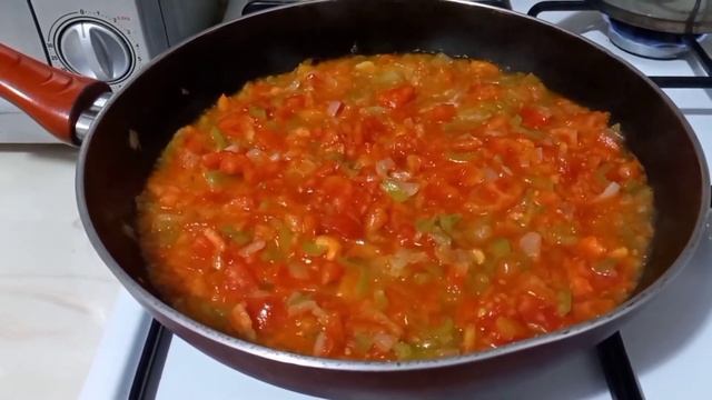 MENEMEN TAYYORLASH.TURKCHA NONUSHTA/ИДЕАЛЬНЫЙ ЗАВТРАК ТУРЕЦКОЙ ЯИЧНИЦЫ.МЕНЕМЕН.