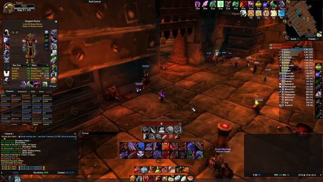 WOW Classic - Blackwing Lair - Guild Run - Fury DPS Warrior POV (10.11.20) смотреть онлайн