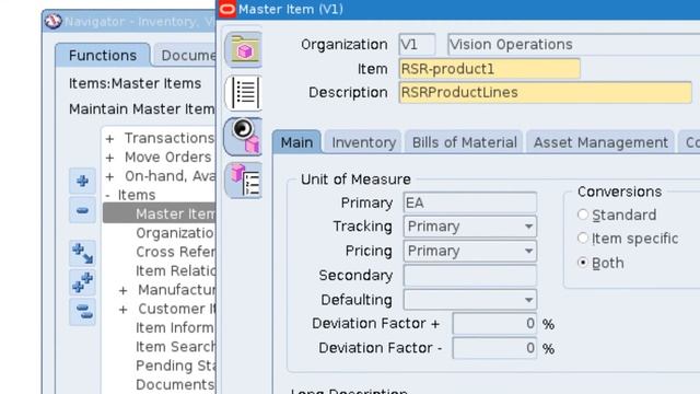 Assigning an Item to an Organisation - Oracle E-Business Suite #8 смотреть онлайн