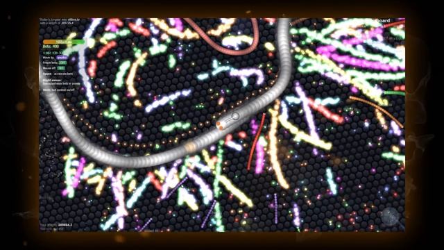 Slither.io / World Record 434,000K / LONGEST SNAKE / Slibot.io Bots
