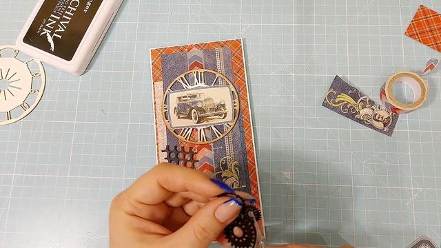 СКРАПБУКИНГ. МУЖСКОЙ ВЕРТИКАЛЬНЫЙ КОНВЕРТ для денег НА МАГНИТЕ. сделает каждый. мастер-класс смотреть онлайн