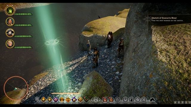 Dragon Age Inquisition Sketch of Enavuris River Quest Map how To смотреть онлайн