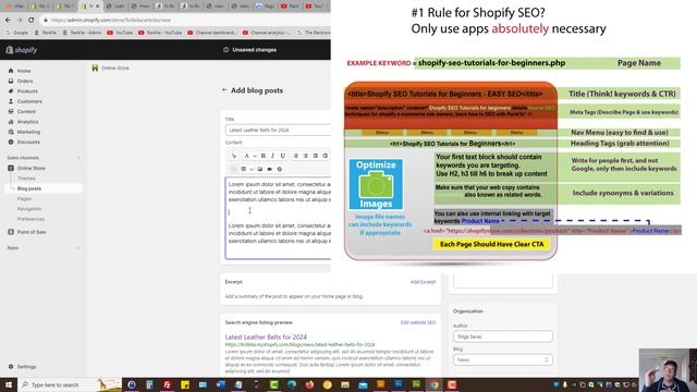 Shopify SEO Tutorial for 2024 - Shopify eCommerce Search Engine Optimization for Beginners смотреть онлайн