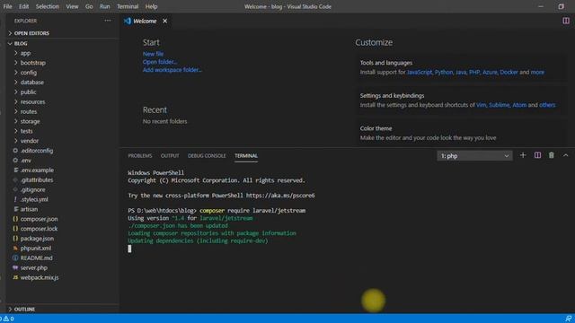How to install Laravel 8 Jetstream Auth смотреть онлайн