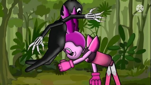 Spinel VS Cartoon cat animation. Шпинель против Мультяшного Кота анимация . смотреть онлайн