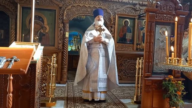 Проповедь на праздник Воспоминание чуда святого Архистратига Михаила, г. Городец. 2021-09-19. смотреть онлайн