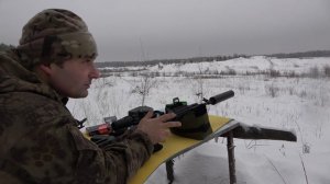 Сайга 308 исполнение 61. Отличную кучность показал данный патрон в весе 10.8 гр.