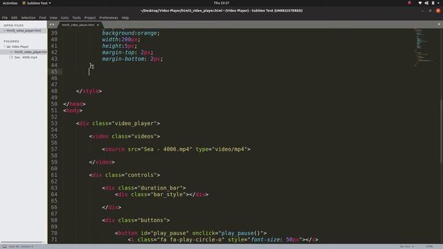 Create a custom HTML5 Video Player | Build In player | HTML5 Media formats | By Clever Section смотреть онлайн