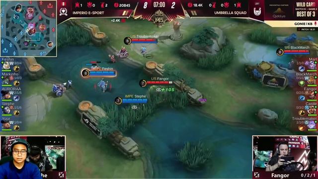 MATCH PENENTUAN TIM YG PULANG DULUAN DARI WILDCARD M5 ! UMBRELLA SQUAD VS IMPERIO ESPORTS GAME 2 смотреть онлайн