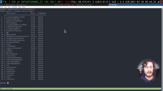 DoctorDocstrings.jl - an interactive docstrings worfklow tool | Miguel Raz Guzmán | JuliaCon2021 смотреть онлайн