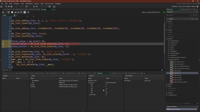 Lists [GameMaker Studio 2] смотреть онлайн