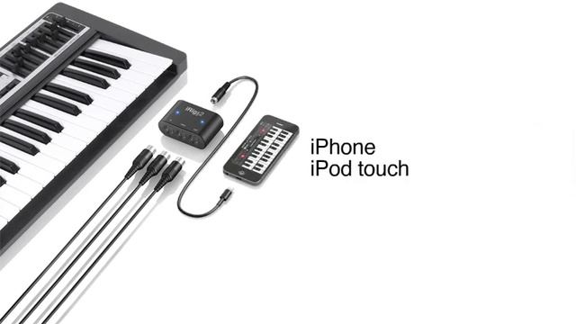 iRig MIDI 2 Universal MIDI interface for iPhone, iPod touch, iPad and Mac/PC