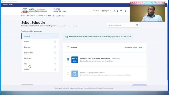 B.Com(Hons) Sem-4, E-Filing of ITR-3 (JSON Utility): Case Study-18 on ITR-3 from Dr Singhania's Boo смотреть онлайн