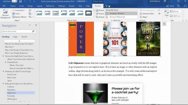 Compress Pictures in Word File and Reduce its SIze