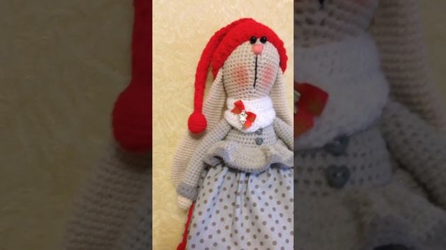 Зайка-тильда " Брусничка" крючком смотреть онлайн