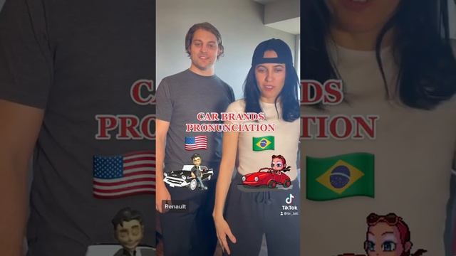?? Brazilian and American Pronounce Car Brands | Brasileira e Americano Pronunciam Marcas De Carros смотреть онлайн