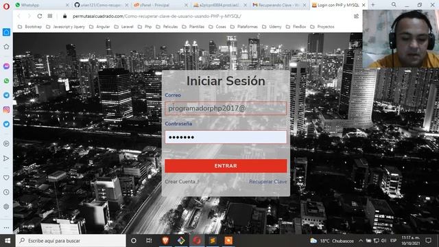 Como Recuperar clave de usuario en un Sistema con PHP y Mysql смотреть онлайн