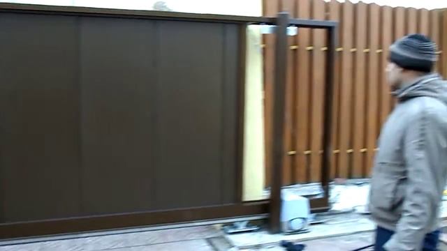Откатные ворота Алютех с итальянской автоматикой CAME, ООО "ПРОМАКС" смотреть онлайн