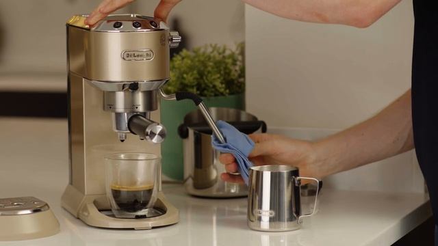 Delonghi Dedica Arte Espresso Coffee Machine EC885.M смотреть онлайн