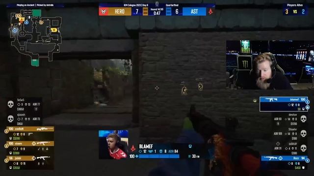 fl0m Reacts to Astralis Buzz 1v3 at IEM Cologne 2023 смотреть онлайн