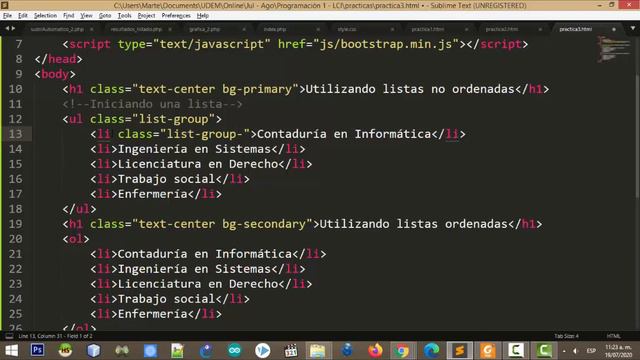 Clase 05 - Utilizando listas смотреть онлайн