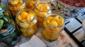 Лучший маринад для консервации патиссонов, огурцов и кабачков на зиму.???Патиссоны на зиму! Рецепт!