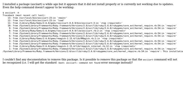 Apple: Remove package using terminal on Mac смотреть онлайн