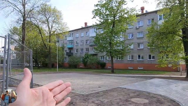 Клайпеда от Сатурна. Город преображается. Пешая прогулка по улицам города. Klaipėda. Lietuva.