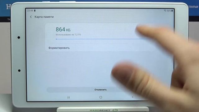 Как сделать форматирование карты памяти на SAMSUNG Galaxy Tab A 2019? / Format SD смотреть онлайн