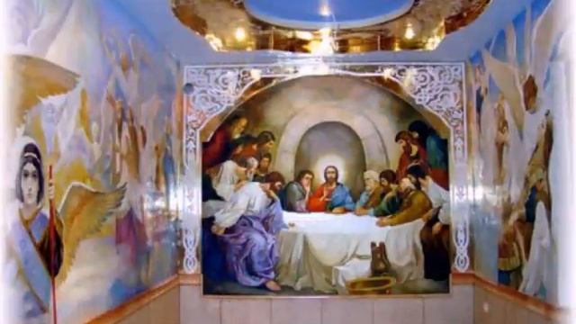Единственный в мире янтарный храм Пантелеймона Целителя. смотреть онлайн
