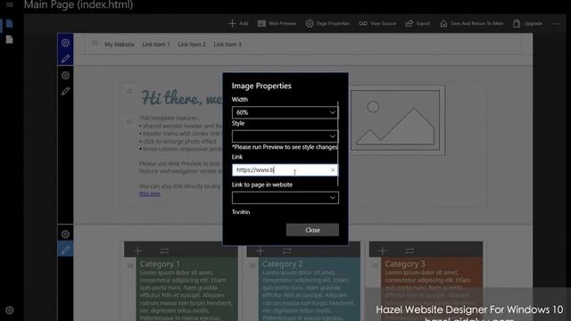 How to add buttons and links | Hazel Tutorial | Bootstrap 4 website designer смотреть онлайн