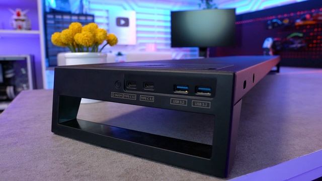 This Gaming Monitor Stand Does it All - LANQ PC Dock Pro Max! смотреть онлайн