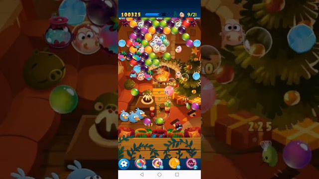 Angry birds pop bubble shooter level 443 3 STARS NO BOOSTERS #angrybirdspopbubbleshooter смотреть онлайн
