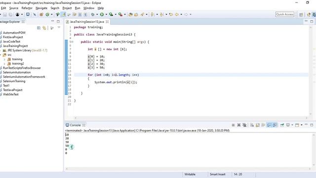 Java #13 - Single Dimensional Array in Java смотреть онлайн