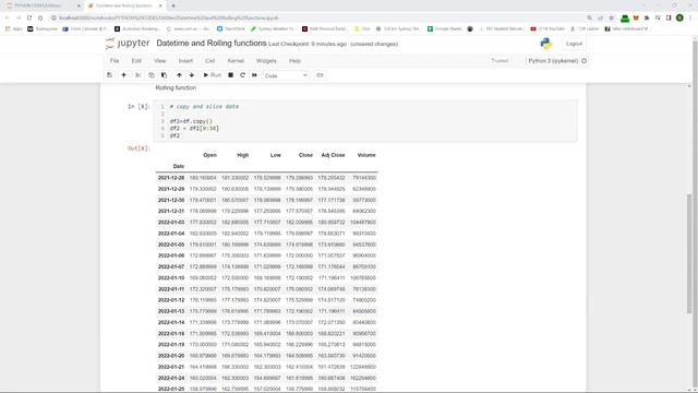 Datetime and rolling смотреть онлайн