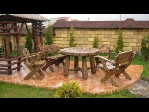 Индивидуальный подход  Мебель для сада делаем сами