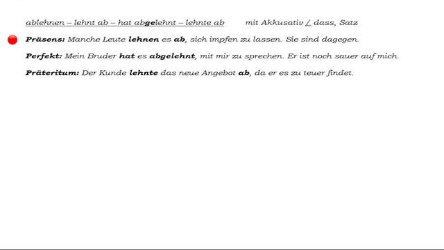 Deutsche Verben B1 mit der Vorsilbe "ab" الأفعال مع بادئات смотреть онлайн