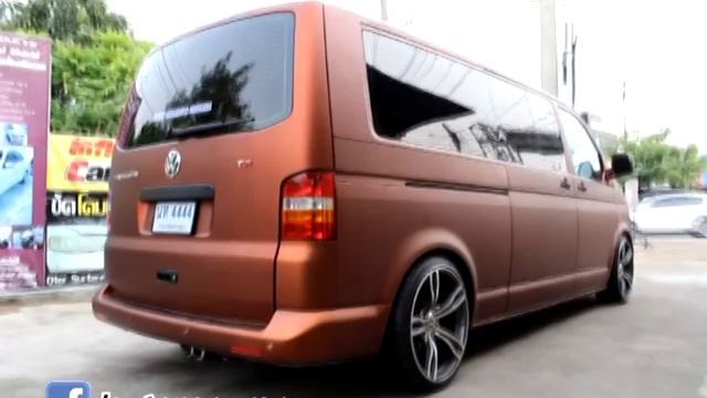 Volkswagen Caravelle Wrap Matt Copper by autocarwrap смотреть онлайн