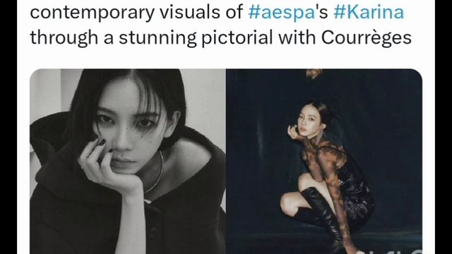 Vogue Korea highlights the striking contemporary visuals of #aespa's #Karina through смотреть онлайн