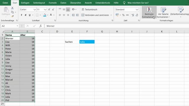 Suchfeld in Excel erstellen | Suchfunktion in Excel смотреть онлайн