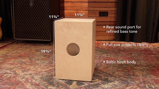 MEINL Percussion - Pickup Snarecraft Series Cajon - Baltic Birch - PSC100NT смотреть онлайн
