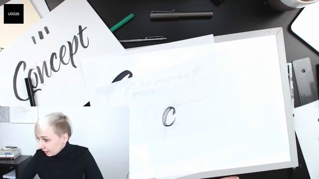 Переделываю логотип. Как создается каллиграфический леттеринг смотреть онлайн