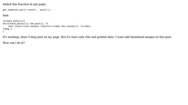 Wordpress: get_template_part function and add images смотреть онлайн