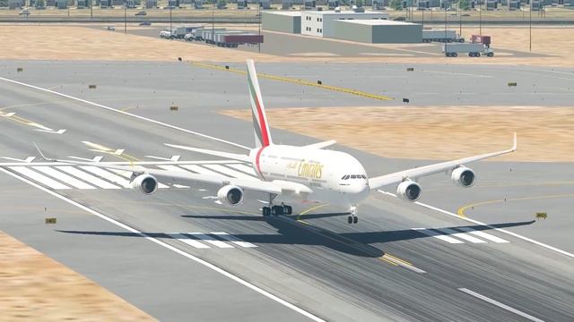 A380 Copilot Became A Hero After This Emergency Landing With Landing Gear Failure [XP11]