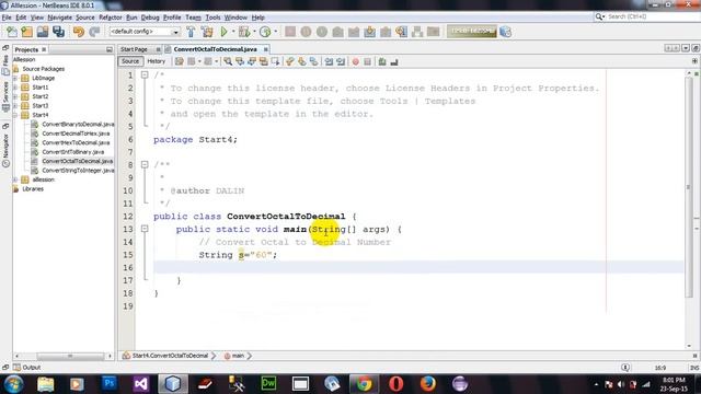 Convert octal number to decimal number in Java Netbeans смотреть онлайн