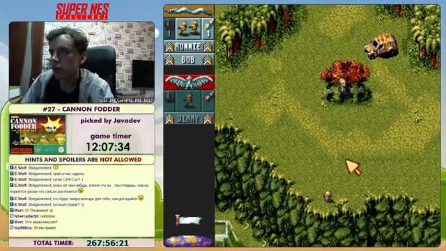 SNES Challenge #28 - Cannon Fodder (2/4) смотреть онлайн