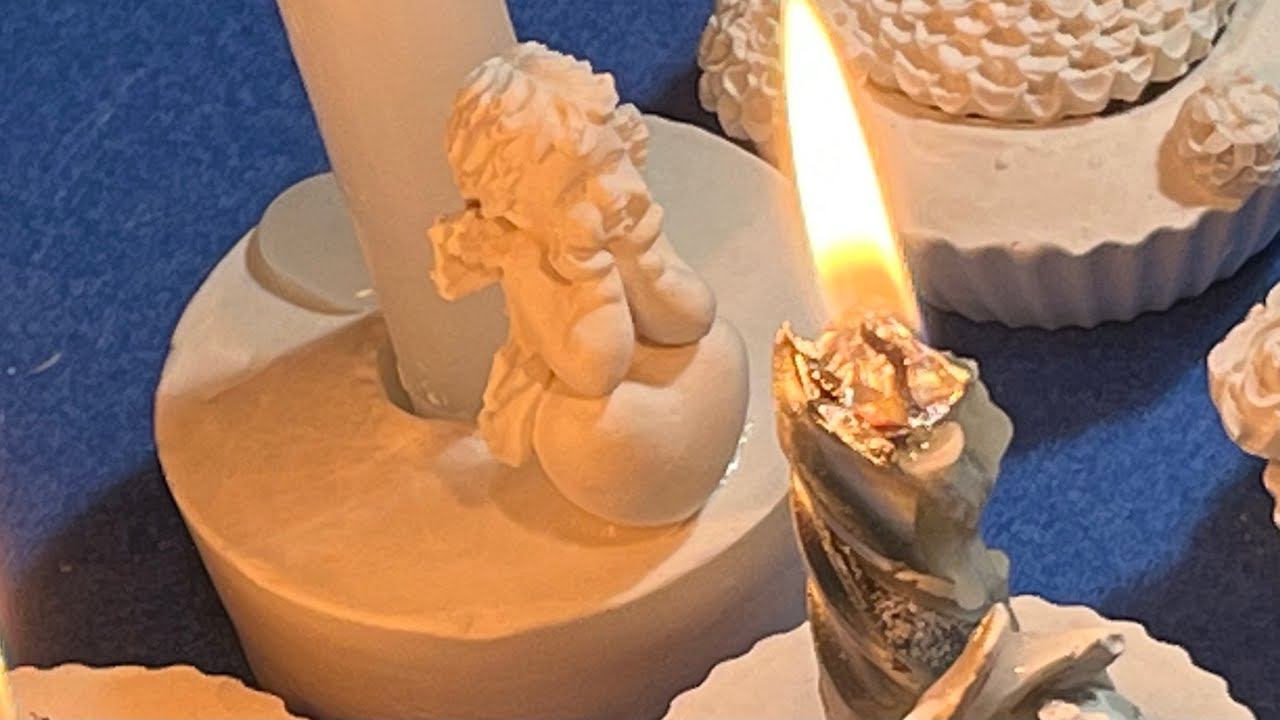 Изделия  #изгипса #своимируками Подсвечник