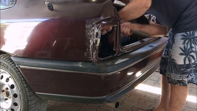 Из утиля в идеал! Опель вектра А часть 2 РАЗБОРКА И ПОДГОТОВКА ЗАДНИХ КРЫЛЬЕВ. смотреть онлайн